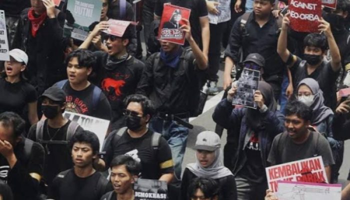 Angkat Isu Lokal saat Mahasiswa Umsida Bersama Cipayung Plus Sidoarjo Tolak RUU TNI