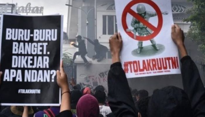 Aktivis Mahasiswa Kotim Gelar Aksi Tolak UU TNI Gegara Khawatir Penyalahgunaan Kekuasaan Militer, Singgung Nasip Masyarakat