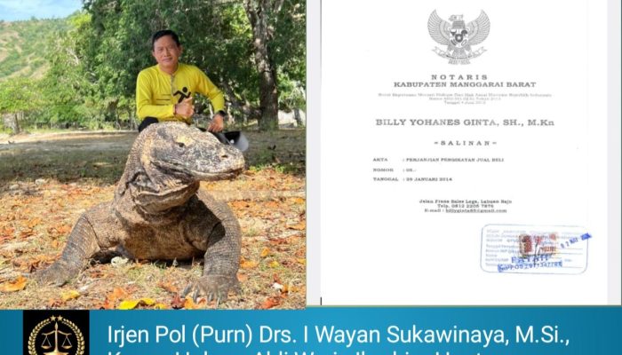 Skandal Tanah Warisan Ibrahim Hanta: Santosa Kadiman dan Notaris Billy Ginta Terseret Akta PPJB Bermasalah