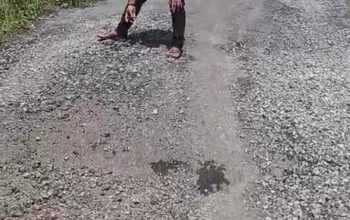 Proyek Jalan Lapen di Elar Selatan