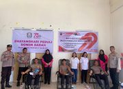 Donor Darah hingga Pemeriksaan Gratis, Polres Manggarai Timur Gelar Bakti Kesehatan Sambut HUT Bhayangkara ke-79