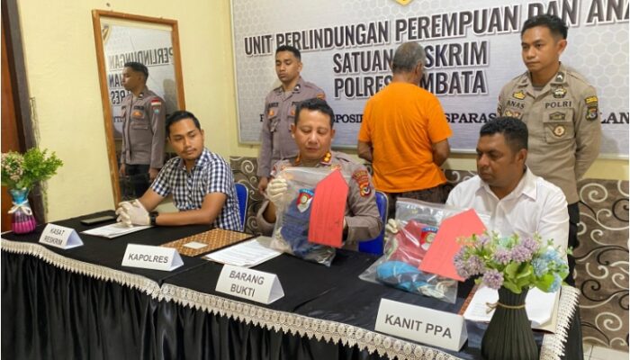 Dua Anak Dibawah Umur Disetubuhi Kakek 79 Tahun di Lembata NTT Ditahan Polisi