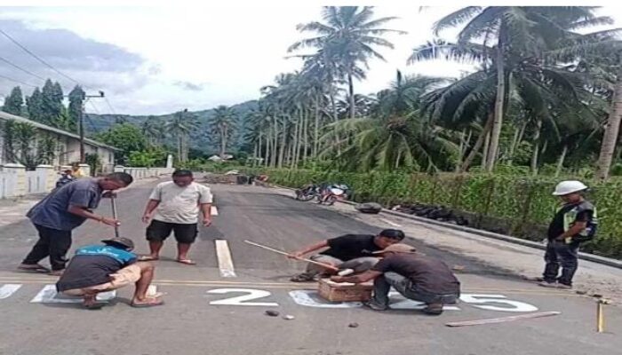 Proyek Peningkatan Jalan Kisol–Mok Disambut Antusias Warga Kota Komba